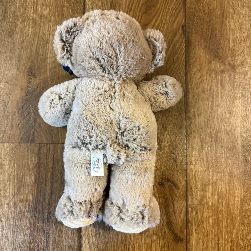 New Spark Create Imagine Plush Teddy Bear Brown Tan Stuffed Animal Soft Toy